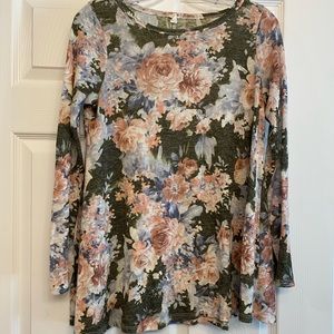 Pink blush maternity top